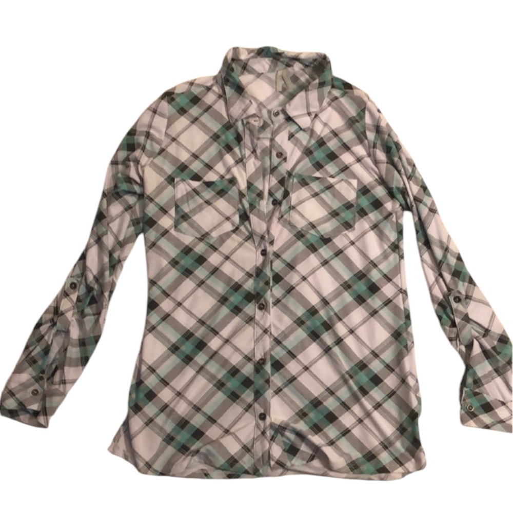 Button‎ Down Mint & White Shirt